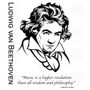 Beethoven Silhouette T-Shirt
