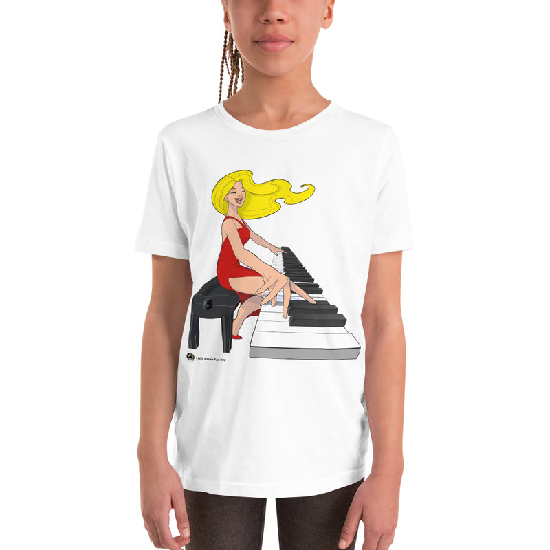 Jamming Blonde Pianist T-Shirt