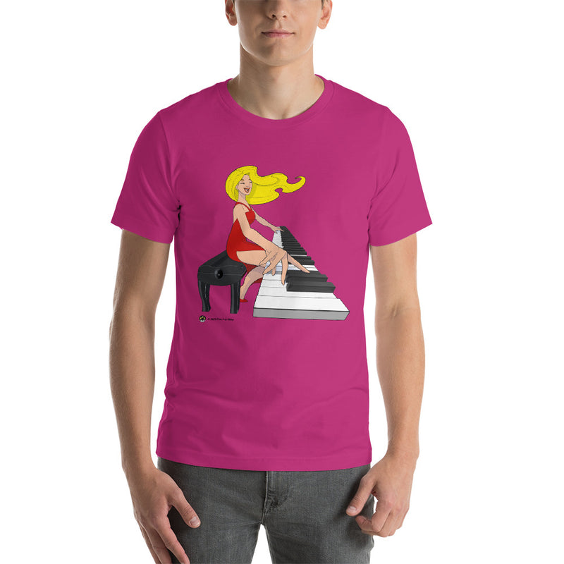 Jamming Blonde Pianist T-Shirt