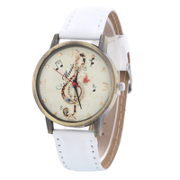 Watch With Classic Treble Clef Design