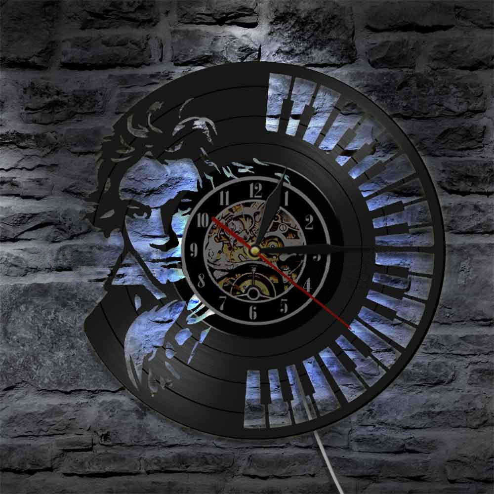 "Beethoven" Backlit Vinyl Clock