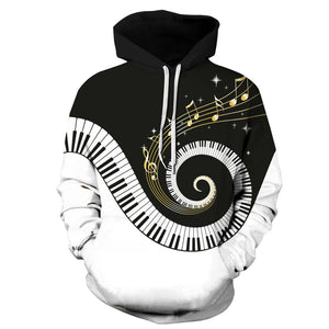 Whirling Piano Hoodie