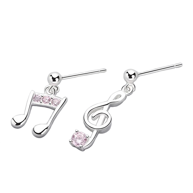 Strawberry Quartz Silver Drop Earrings