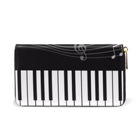 Piano Leather Wallet – Black