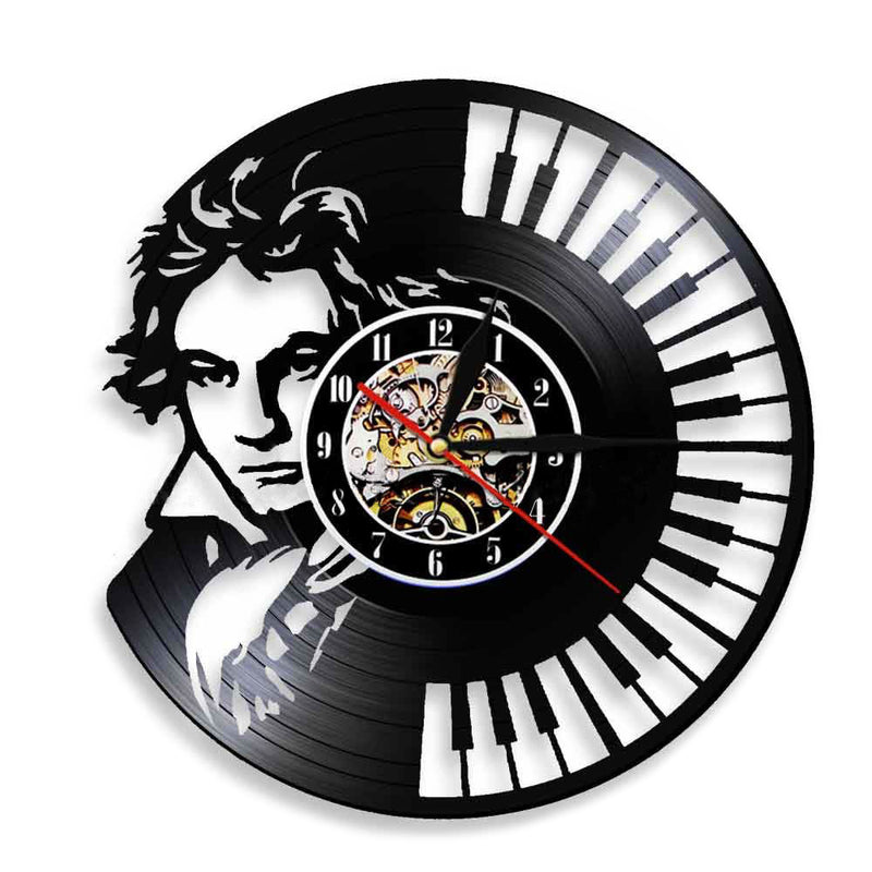 "Beethoven" Backlit Vinyl Clock