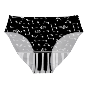 Piano & Notes Women's Panties