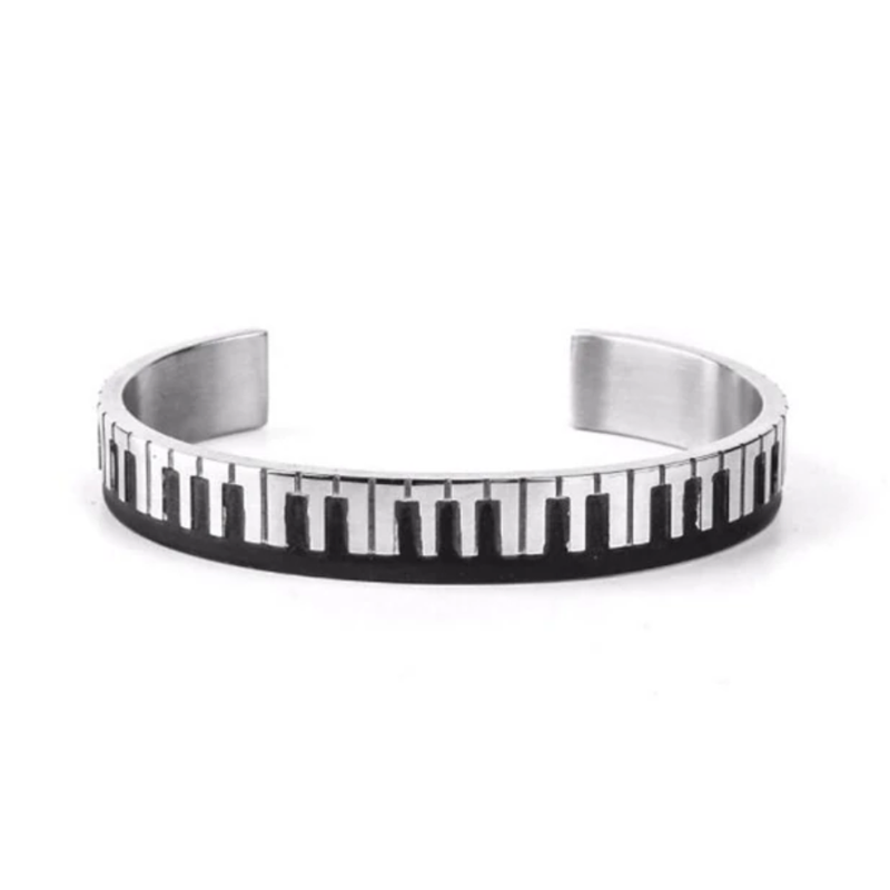 Keyboard Cuff Bracelet