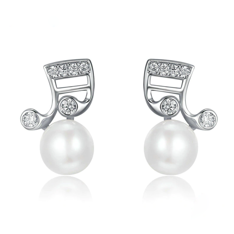 Smiling Sixteenths Silver Studs