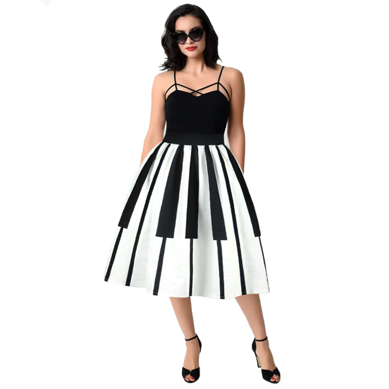 Piano Poof Skirt