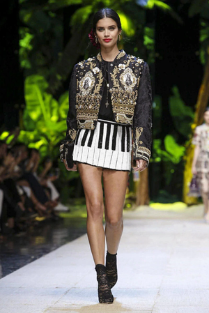 Piano Mini Skirt