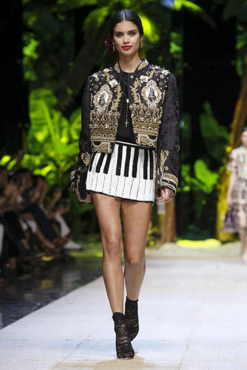 Piano Mini Skirt