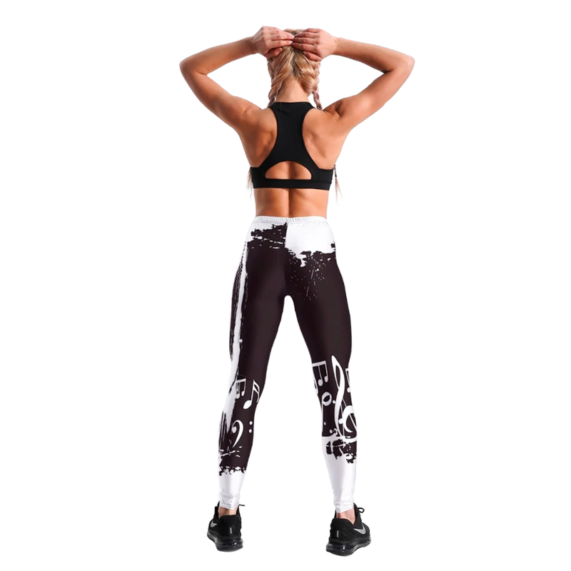 Splashy Silhouette Leggings