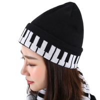 Piano Scarf & Hat Set