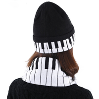 Piano Scarf & Hat Set