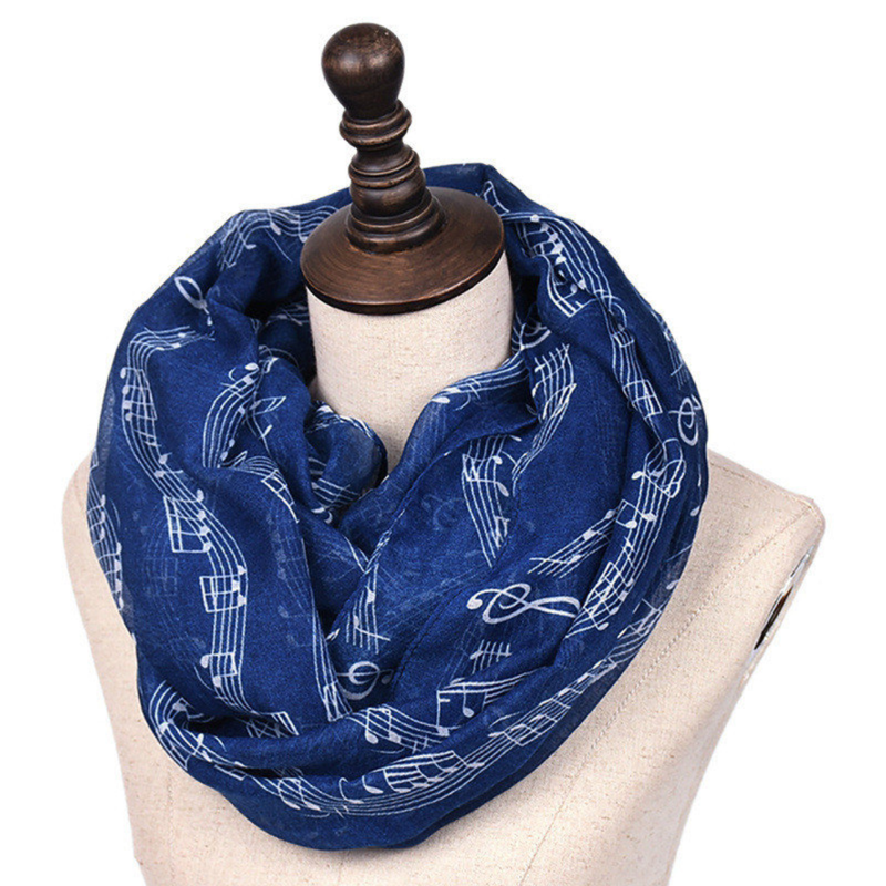 Music Note Ring Scarf