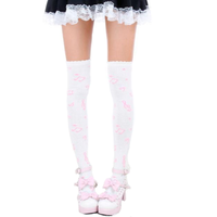 Thigh-High Note Stockings