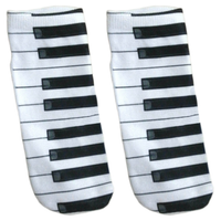 Piano Key Ankle Socks
