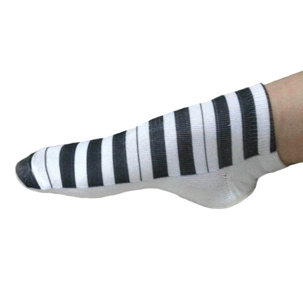 Piano Key Ankle Socks
