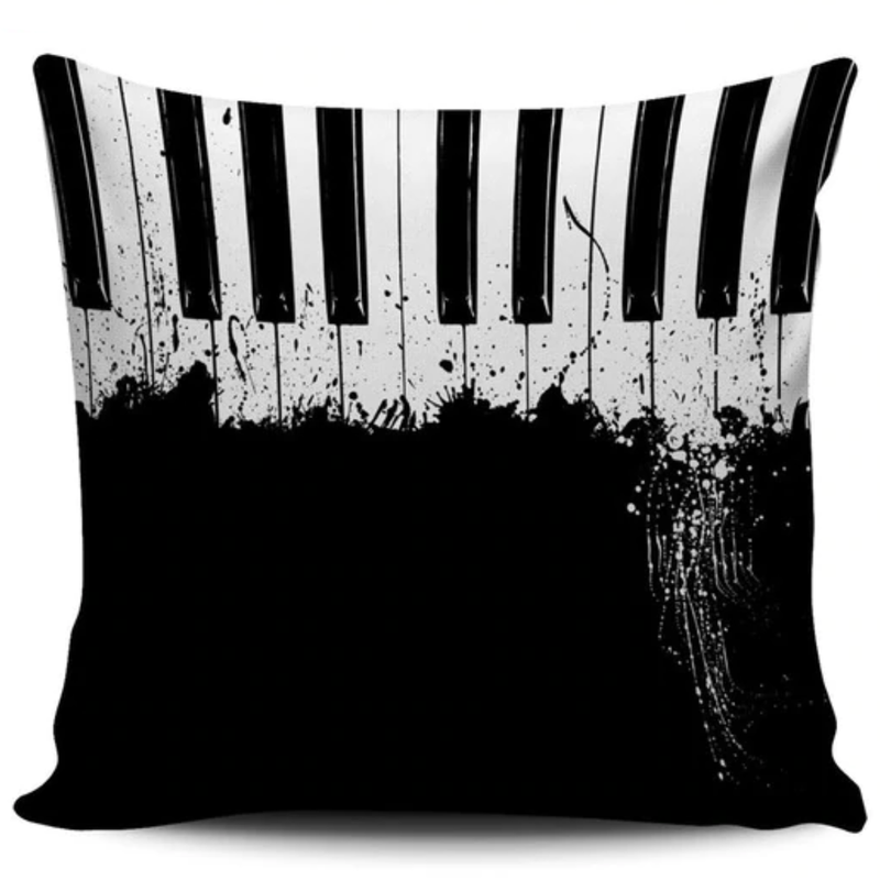 Splatter Keys Pillow Case