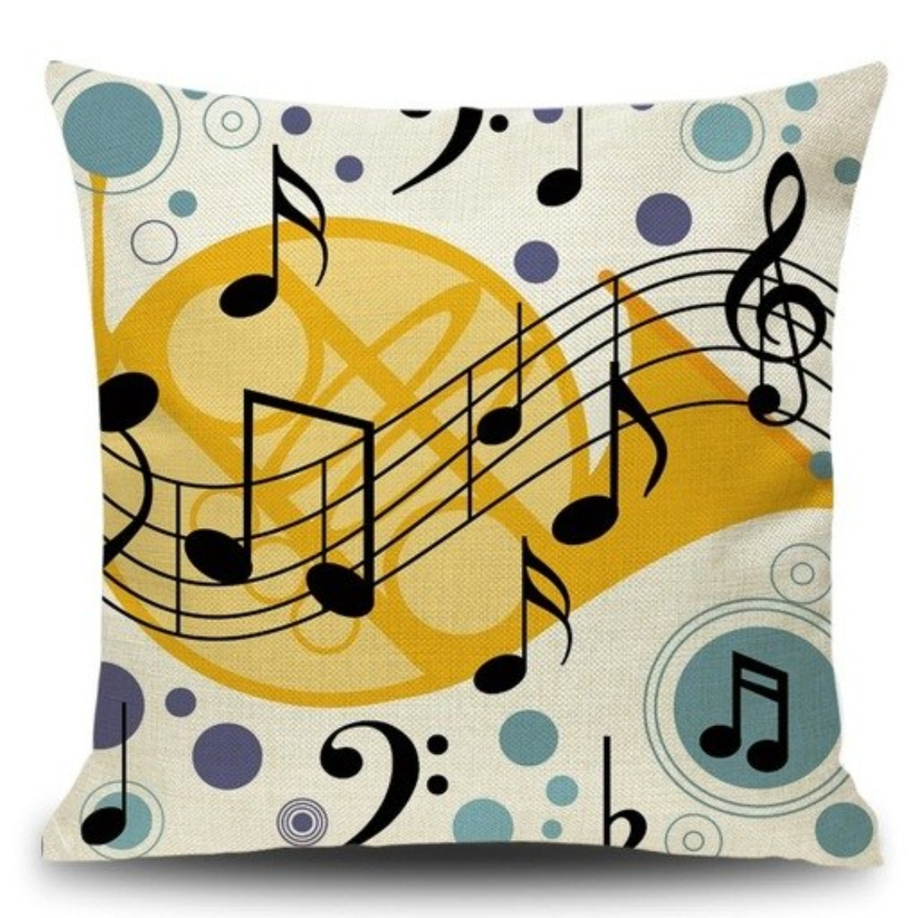 Modern Music Pillow Case