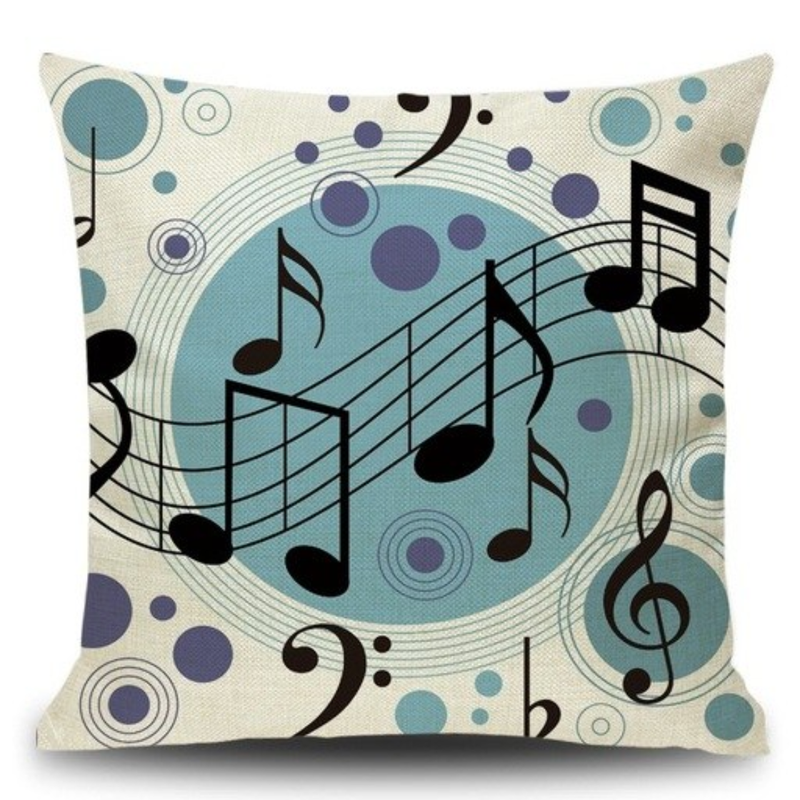 Modern Music Pillow Case