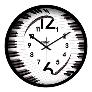 "Wild Keys" Wall Clock