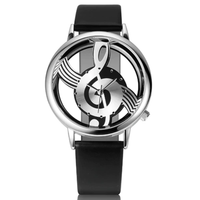 Transparent G-Clef Watch