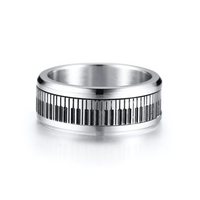 Fidget Spinner Piano Fashion Ring