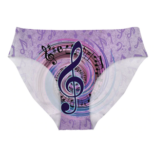 Music Swirl Women's Panties