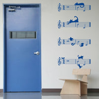 "Music Meow" Wall Sticker