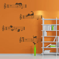 "Music Meow" Wall Sticker