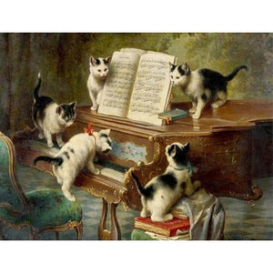 Diamond Embroidery "Curious Kittens"