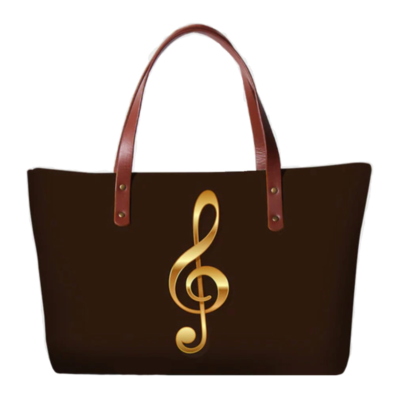 Treble Clef Shoulder Bag