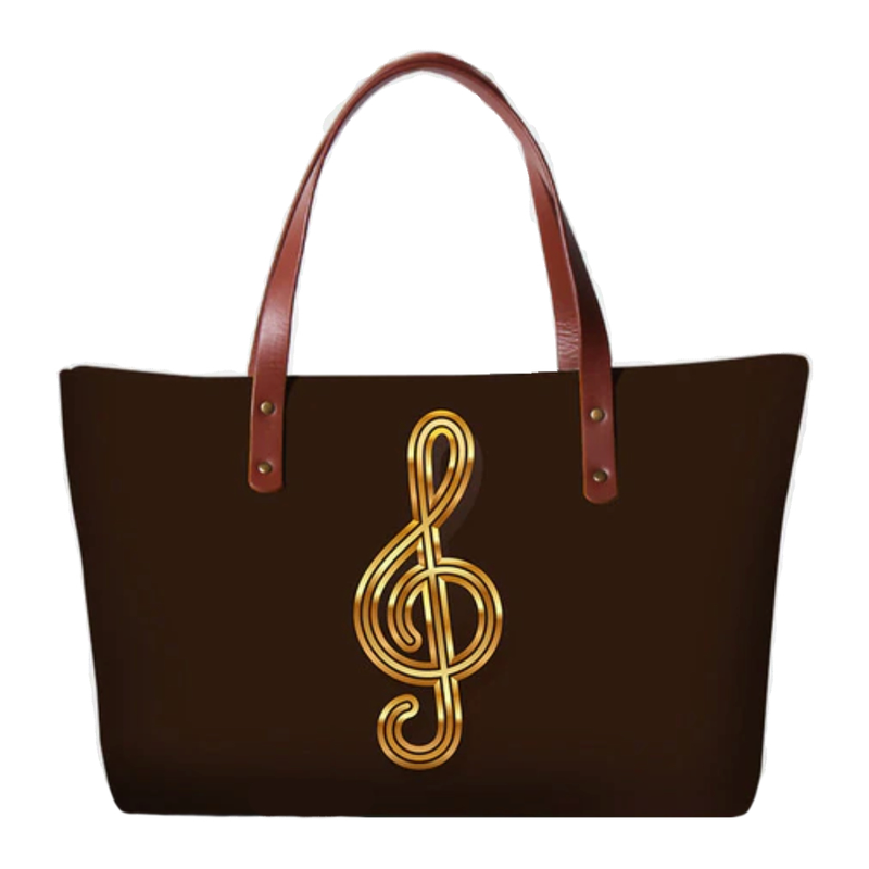 Treble Clef Shoulder Bag