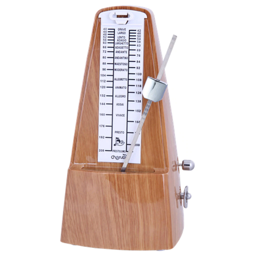Wind-Up Metronome With Wooden Finish