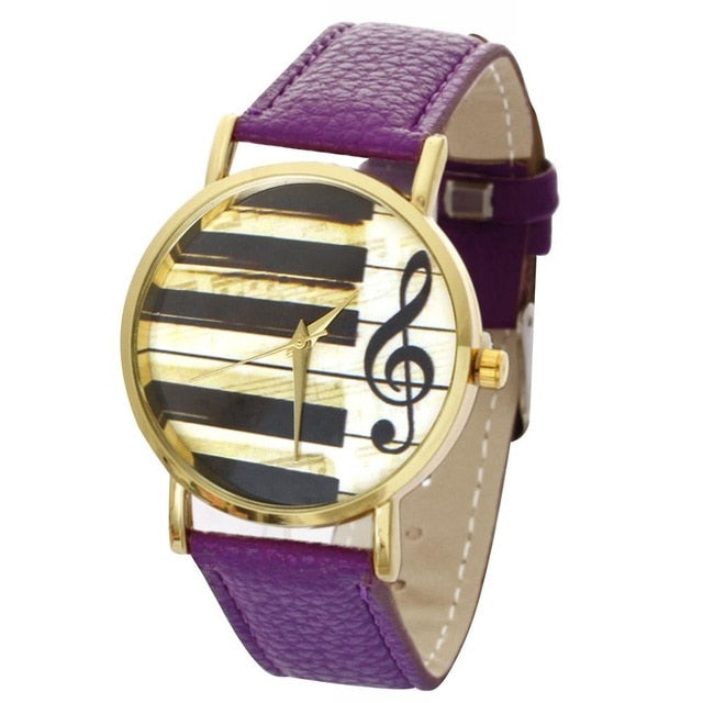 Gold-Colored Keyboard Watch