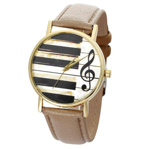 Gold-Colored Keyboard Watch