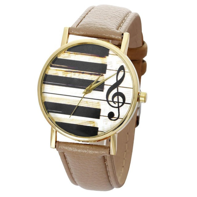 Gold-Colored Keyboard Watch