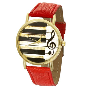 Gold-Colored Keyboard Watch