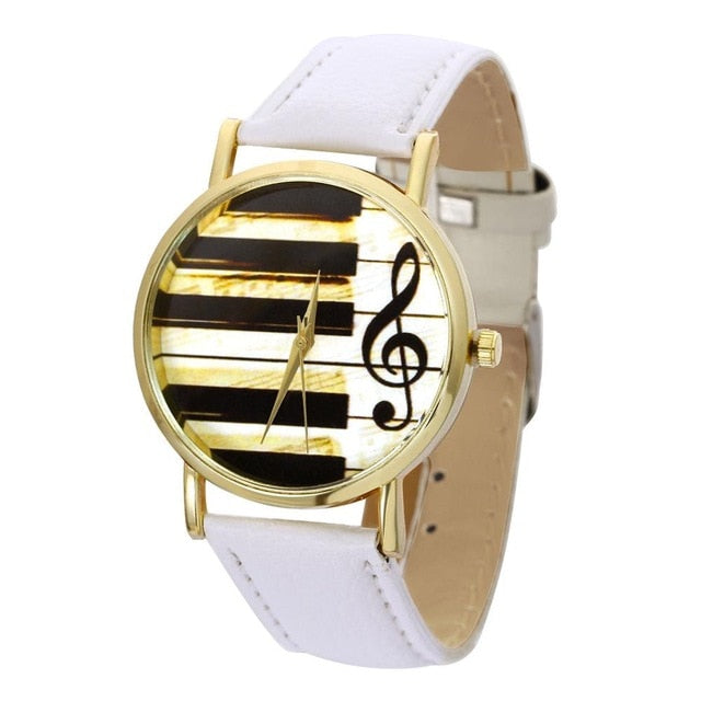 Gold-Colored Keyboard Watch