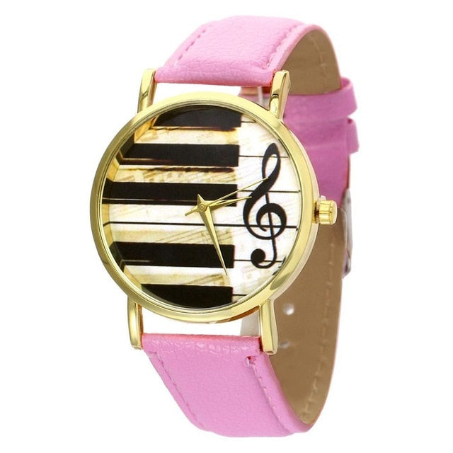 Gold-Colored Keyboard Watch
