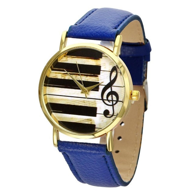 Gold-Colored Keyboard Watch
