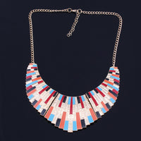 Necklace With Abstract Keyboard Design