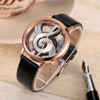 Transparent G-Clef Watch