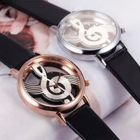 Transparent G-Clef Watch