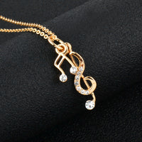 G-Clef & Sixteenth Note Necklace