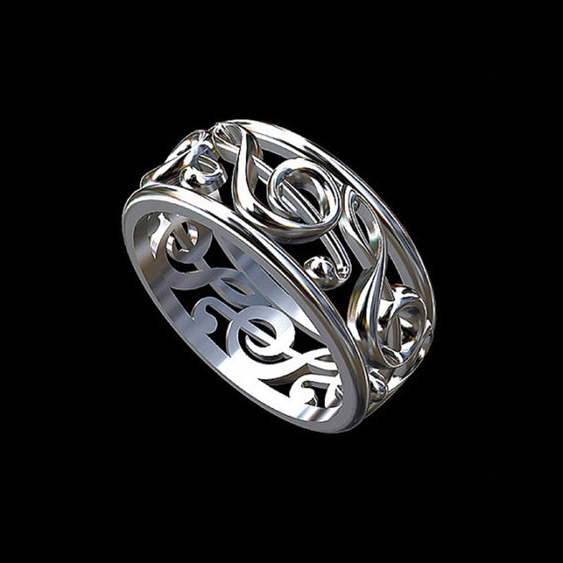 Celtic Treble Clef Fashion Ring