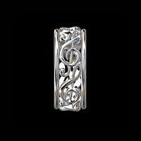 Celtic Treble Clef Fashion Ring