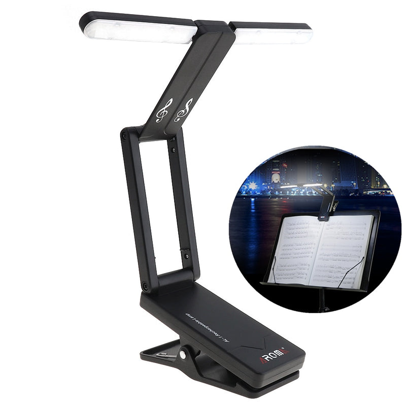 Foldable Rechargeable Clip-On LED Lamp
