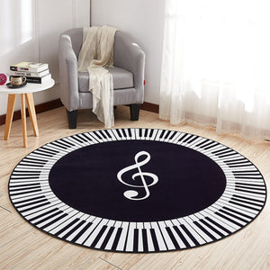 Circular Piano Carpet
